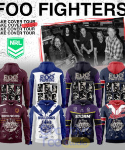 NRL All Teams x Foo Fighters 2026 Australia Stadium Tour Hoodie
