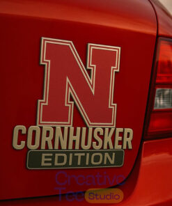Nebraska Cornhuskers Custom Car Name Badge Nebraska Cornhuskers Custom Car Name Badge