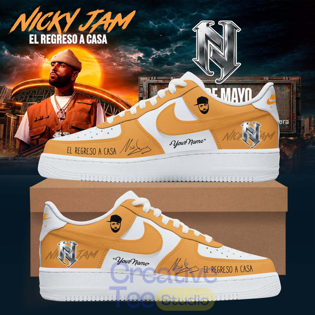 Nicky Jam El Regreso a Casa Concert 2026 AF1 Shoes Nicky Jam El Regreso a Casa Concert 2026 AF1 Shoes