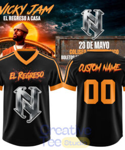 Nicky Jam El Regreso a Casa Concert 2026 Customize Football Jersey
