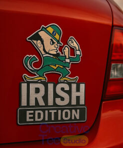 Notre Dame Fighting Irish Custom Car Name Badge Notre Dame Fighting Irish Custom Car Name Badge