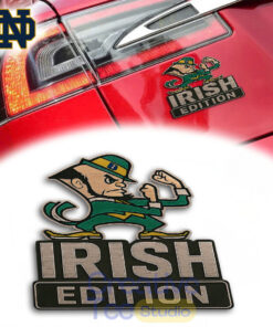 Notre Dame Fighting Irish Custom Car Name Badge