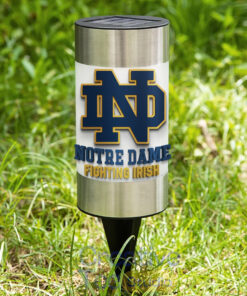 Notre Dame Fighting Irish Waterproof Solar Garden Light