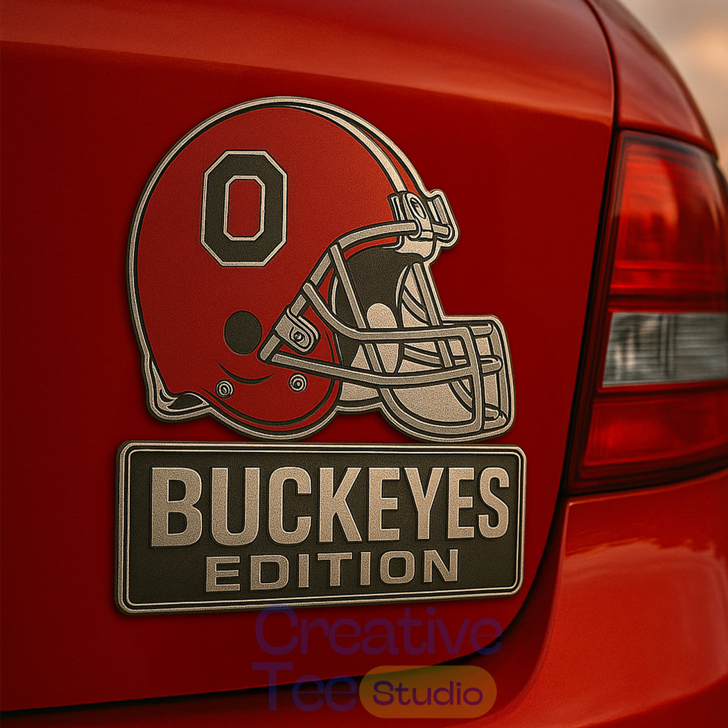 Ohio State Buckeyes Custom Car Name Badge Ohio State Buckeyes Custom Car Name Badge