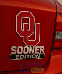Oklahoma Sooners Custom Car Name Badge Oklahoma Sooners Custom Car Name Badge