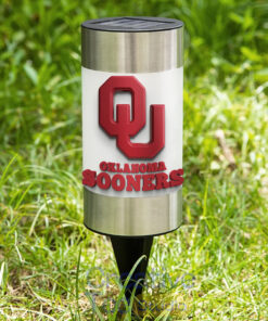 Oklahoma Sooners Waterproof Solar Garden Light Oklahoma Sooners Waterproof Solar Garden Light