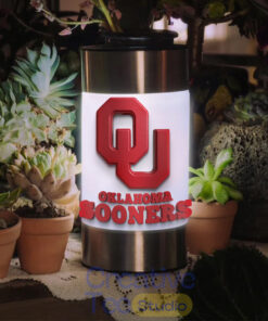 Oklahoma Sooners Waterproof Solar Garden Light
