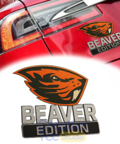 Oregon State Beavers Custom Car Name Badge