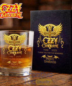 Ozzy Osbourne “Prince of Darkness” Special Edition Whiskey Glass