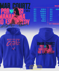 Omar Courtz POR SI MAÑANA NO ESTOY Electric Wave Signature Graphic Special Hoodie