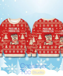 Pass Me A Fridge Cig Diet Coke Christmas Ugly Sweater