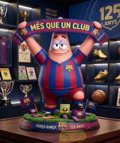 Patrick Star x FC Barcelona 125th Anniversary Statue Nickelodeon Pop Figure Patrick Star x FC Barcelona 125th Anniversary Statue Nickelodeon Pop Figure