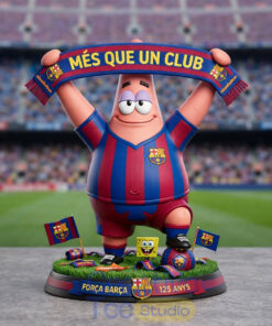 Patrick Star x FC Barcelona 125th Anniversary Statue Nickelodeon Pop Figure