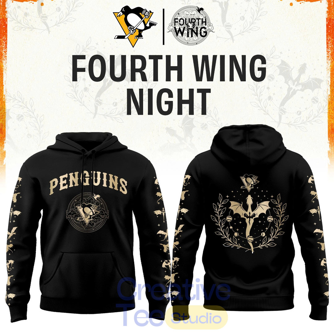 Pittsburgh Penguins Fourth Wings Night Limited Edition Hoodie Pittsburgh Penguins Fourth Wings Night Limited Edition Hoodie