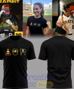 Pittsburgh Pirates Hoist The Cone🔺🛡️🏴☠️ T-Shirt Pittsburgh Pirates Hoist The Cone🔺🛡️🏴☠️ T-Shirt