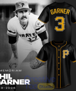 Pittsburgh Pirates In Loving Memory of Phil Garner Tribute Baseball Jersey