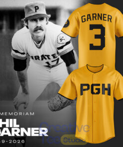 Pittsburgh Pirates In Loving Memory of Phil Garner Tribute Baseball Jersey