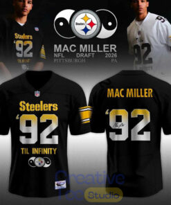 Pittsburgh Steelers Mac Miller 2026 Football Jersey