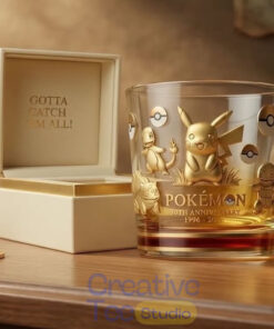 Pokémon 30th Anniversary “Gotta Catch’em All!” Whiskey Glass