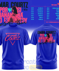 Omar Courtz Por Si Manana No Estoy Electric Wave Signature Graphic Tee