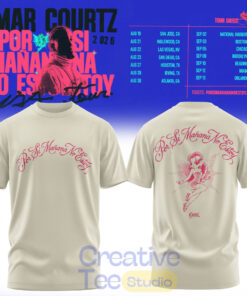 Omar Courtz Por Si Manana No Estoy Retro Angel Script Statement Tee