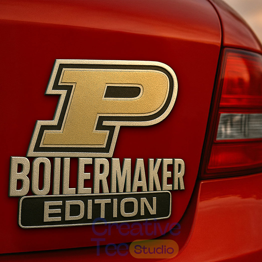 Purdue Boilermakers Custom Car Name Badge Purdue Boilermakers Custom Car Name Badge