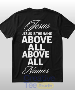 QB Justin Fields Jesus Is The Name Above All Names T-Shirt