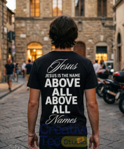 QB Justin Fields Jesus Is The Name Above All Names T-Shirt