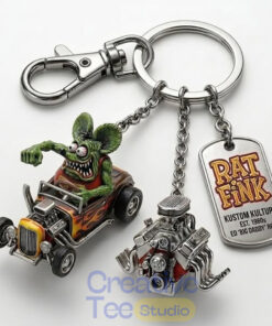 Rat Fink Kustom Culture Collector Keychain