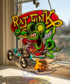Rat Fink Premium Suncatcher Home Decor