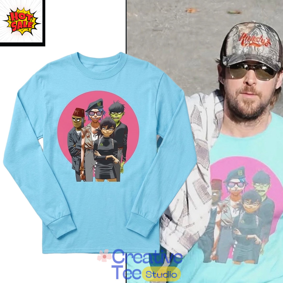 Ryan Gosling Gorillaz Group 2026 Shirt Ryan Gosling Gorillaz Group 2026 Shirt