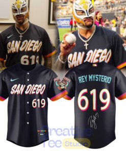 San Diego Padres Rey Mysterio 619 City Connect Baseball Jersey San Diego Padres Rey Mysterio 619 City Connect Baseball Jersey