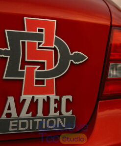San Diego State Aztecs Custom Car Name Badge San Diego State Aztecs Custom Car Name Badge
