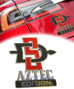 San Diego State Aztecs Custom Car Name Badge