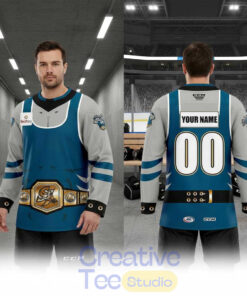 San Jose Barracuda CudaMania II 2026 Night Hockey Jersey