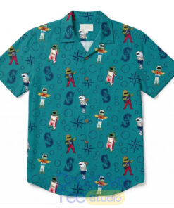 Seattle Mariners 2026 Salmon Run Aloha Shirt Seattle Mariners 2026 Salmon Run Aloha Shirt