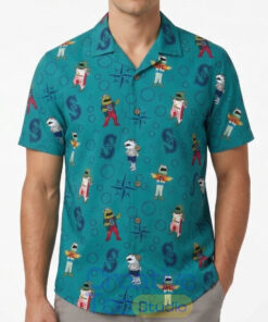 Seattle Mariners 2026 Salmon Run Aloha Shirt