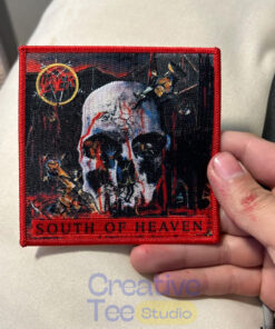 Slayer “South of Heaven” Embroidered Iron-On Patch