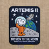 Snoopy Artemis II Mission Embroidered Iron On Patch 4.jpg