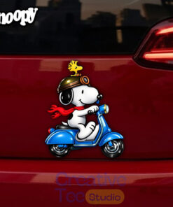 Snoopy Premium 3D Car Name Badge