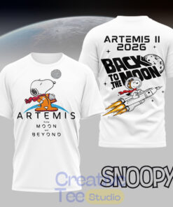 Snoopy x Artemis II Back to the Moon 2026 Special Tee