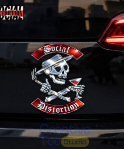 Social Distortion Premium 3D Car Name Badge Social Distortion Premium 3D Car Name Badge