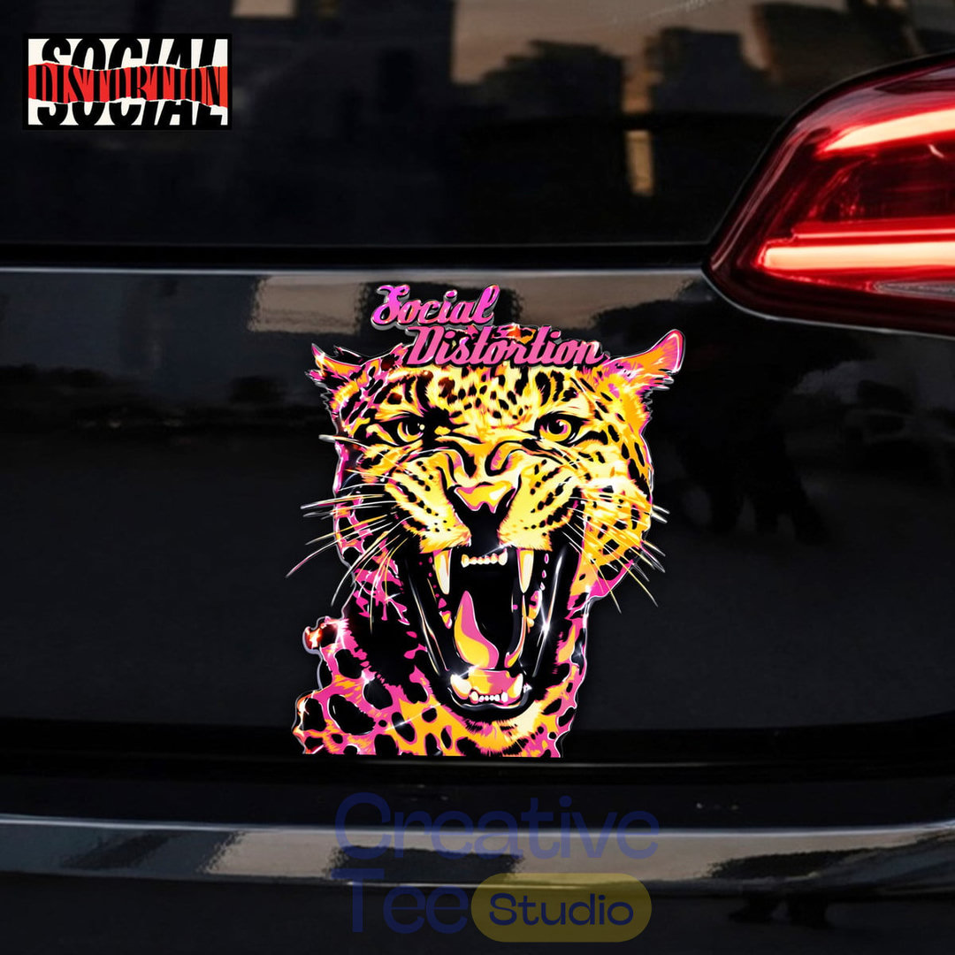 Social Distortion Premium 3D Car Name Badge Social Distortion Premium 3D Car Name Badge