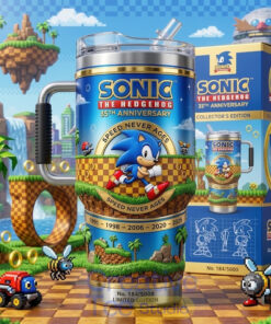 Sonic The Hedgehog 35th Anniversary YETI Tumbler