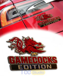South Carolina Gamecocks Custom Car Name Badge