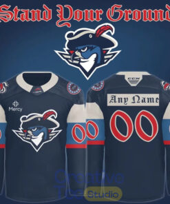 Springfield Thunderbirds 250th Celebration Custom Hockey Jersey