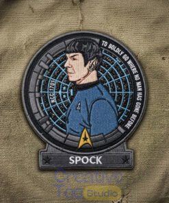 Star Trek Lt. Commander Spock Embroidered Iron-On Patch