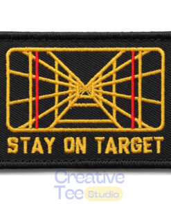 Stay On Target Jedi Iron-On Patch