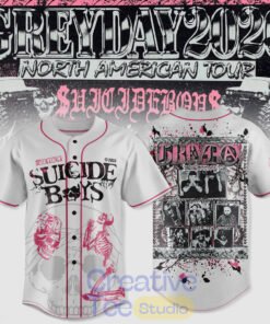 Suicideboys Greyday 2026 North American Tour Baseball Jersey