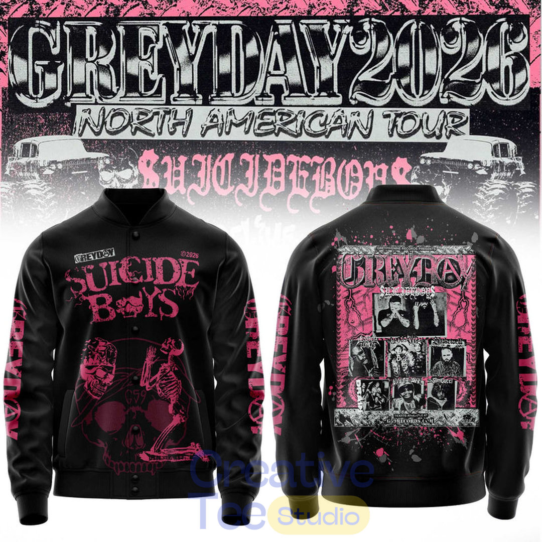 Suicideboys Greyday 2026 North American Tour Special Jacket Suicideboys Greyday 2026 North American Tour Special Jacket